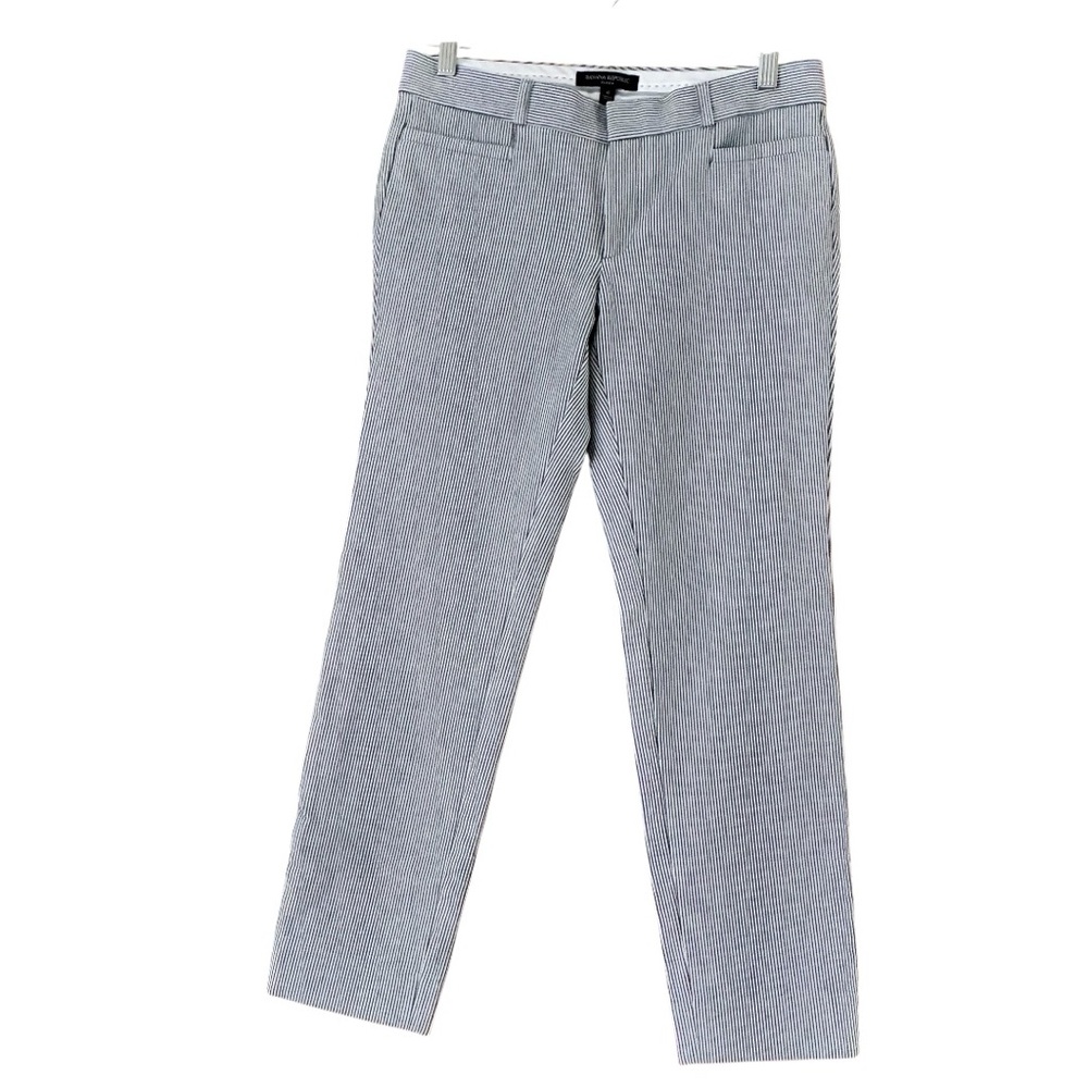 Banana Republic Sloan Striped Ankle Pants Mid-Rise Size 4